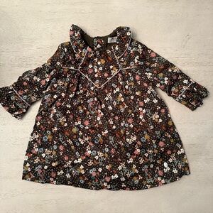 Pili Carrera Brown flower dress size 4